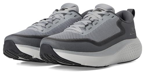 Skechers Damen Go Run Supersonic Max Sneaker, grau, 42.5 EU