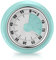 Teeloray Visueller Timer, Eieruhr, 60-Minuten Countdown Timer für Erwachsene, Küchentimer, Mechanisch, Magnetisch, Keine Batterien Erforderlich, Klingelarm, für Studie/Arbeit/Kochen, Mintgrün