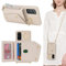 Lipvina Hülle für Samsung Galaxy S20 FE Hülle mit Band Kartenhalter handyhülle Hülle für Samsung Galaxy S20 FE mit Reißverschluss Band Ring Ständer Case für Frauen - weiß