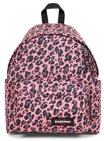EASTPAK Sac à dos modèle Day Pak'r couleur BEASTIMAL PINK, avec fermeture éclair supplémentaire et porte ordinateur portable 13.3, Beastimal Pink, M