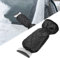 Huiguli Eiskratzer Auto mit Handschuh, 2in1-Set Premium Wärmender Scheibenkratzer Auto mit Wasserdichtem Handschuh, Auto Eiskratzer mit Neu Schneekratzer für Auto, SUV und LKW