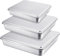 Xuxinsheng Rectangular Baking Tray with Lid Bakeware with Lid for Cakes, Bread, Pots
