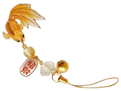 BHFYOB Lebendiger, handgefertigter Fischstern-Anhänger aus Legierung, Handy-Charm-Anhänger, stabile Acrylmaterialien mit einstellbarer Länge