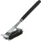 Fusion Food Wire Brush With Ergonomic Handle Stainless Steel Helix & Scrapper Barbecue Wire Brush Grill Grate Cleaner BBQ Cleaning Tool Easily Cleans Metal Grilling Without Damage (Narrow Head)