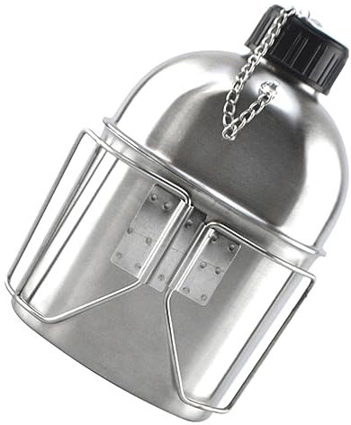 ARTSEWPLY Borraccia Acciaio Inossidabile e Pratica Per Camping e Sport Di Canteen Portatile Per Attività Outdoor Design Compatto e Resistente Alle Perdite