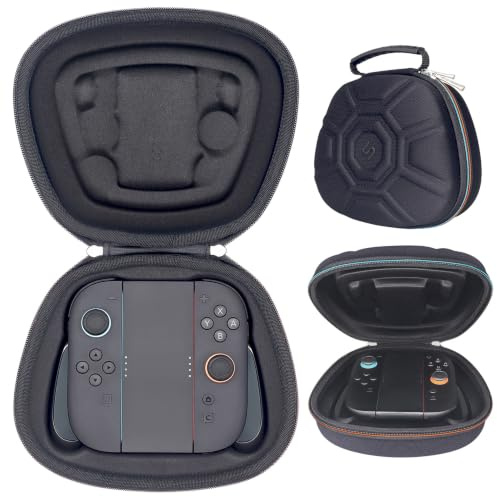 sisma Schutzhülle für Halterung mit Joycon 2, Hardcase Aufbewahrung Tasche Switch 2 Originaler Controller Etui Joycon2 Schutz Hülle, Schwarze Tragetasche