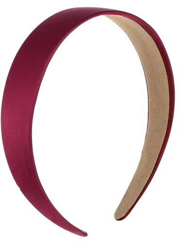 Sorcristy 1 serre-tête rouge, large, bandeau rouge, pour femme et fille, accessoire de cheveux tendance pour le quotidien et les occasions spéciales