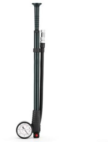 Jotekonoby High Pressure 300 PSI For Bicycle Pump with Gauge for Mountain For Bike, Front Fork & Rear Shock - For CNC Aluminum Portable Handheld Inflator for Bikes and(Turquoise)