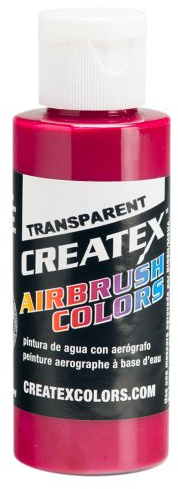 Createx - Vernice Trasparente, 60 ml, Colore: Fucsia