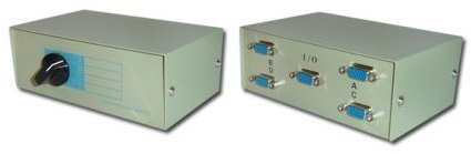 Aptii 4 Port Vga Monitor Switch Box Use Xbox or PC one TFT