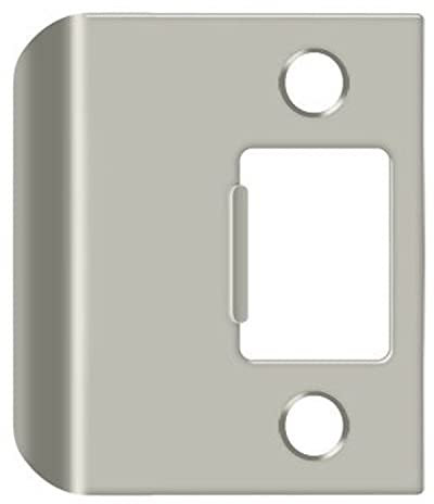 Deltana SPE200 2 x 2-1/4 Extended Lip Strike Plate, Satin Nickel
