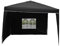 Linder Pavillon Alu 3x3x2,6m Faltpavillon wasserdicht Polyester 2Seitenteile Partyzelt, Farbe:schwarz