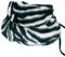 KarnevalsTeufel.de Plüschtasche, Verschiedene Designs, Umhängetasche, Tier-Prints, Accessoire, Ergänzung zu Ihrem Kostüm, Handtasche, Tasche, große Auswahl (Zebra)