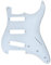 KAISH Northwest Guitars Schlagbrett für Strat / Stratocaster (8 Löcher, amerikanischer Vintage-Stil, 3-lagig) Weiß