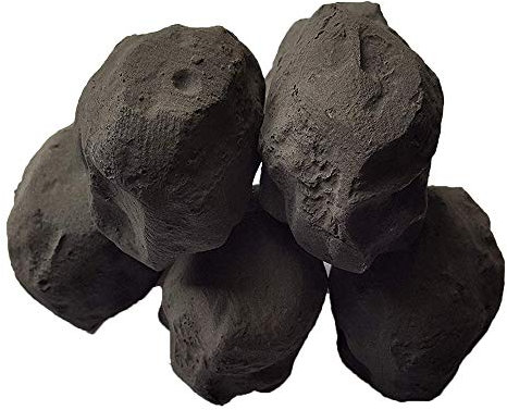 Large Cast Coals for Gas Fires/Living Flame Fire Black. Latest 2022 Design (20) - by Firebrand Direct