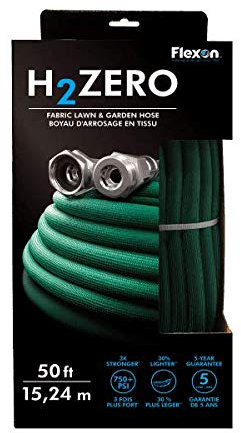 Flexon H2ZERO100CN H2Zero Gartenschlauch aus Stoff, Grün