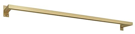 Bekleidungsgeschäft kleiderstange wandmontage Displayständer Golden, Herren Damen Kinder Kleidung Einzelhandel kommerzielle Kleidung Kleiderständer Metall Wandbehang Regale