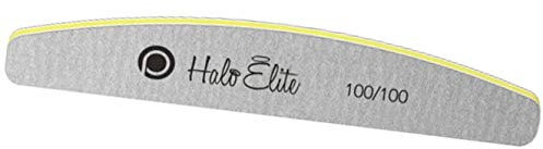 Halo Elite Zebra Moon Nail Foam Files - 100/100 Grit