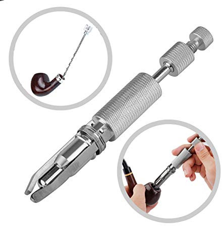 Professional Tobacco Pipe Reamer Tool Adjustable Stainless Steel Carbon Scraper Pen Drill Bit Tamper Pokers Fits Most Size