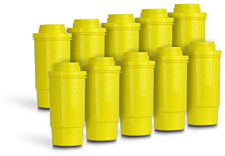 Abwurfbehälter - Servobox, Kanülen-Entsorgungsbox, Nadel-Abwurfeimer, Spritzen Entsorgungsspender, Entsorgungsbehälter - 500 ml - 10 Stück