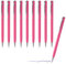 sin4sey 10er Set Kugelschreiber - schlankes Design - edler Aluminium Kugelschreiber (Pink)