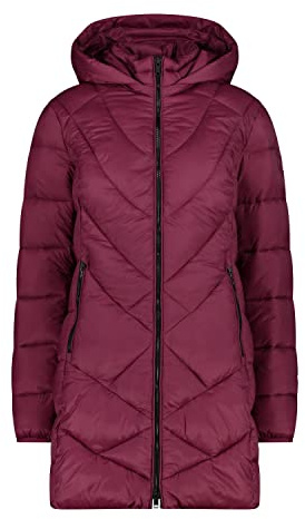 CMP - Damenparka mit abnehmbarer Kapuze, Rubin, D36