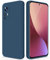 GiiYoon Hülle Kompatibel mit Xiaomi 12 /Xiaomi 12X /Xiaomi 12S, Hochwertiges Liquid Silicone Case, Rundumschutz Handyhülle, Kratzfestes Weiches Mikrofaserfutter- Blau