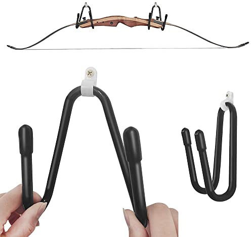SHARROW Bogenschießen Bogen Wandhalterung Display Wandhänger Bogenständer Universal Aufbewahrung Halterung für Traditionellen Langbogen Recurve Bogen