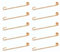 Sommerfeldt 151 Seitenhalter zur Ergänzung von Quertragwerken - H0/H0m - 10 Stück im Beutel