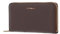 Coccinelle Metallic Soft - Geldbörse 7cc 18 cm Coffee