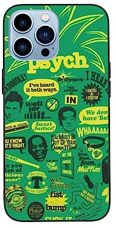 DENMER Psych Ananas-Zitat Handyhülle für iPhone 13, rutschfeste und sturzsichere Handyhülle (für iPhone 13 Pro/13pro Max), Weiß