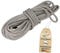 Pina DESIGN seit 1979-16m Tauwerk, Ø 6mm Seil für Sonnensegel aus Polyester Silber-grau | für Flaschenzug, Umlenkrolle, Seilzug & Boote, 800kg Reißlast & Bruchlast 1050 daN (Tauwerk)