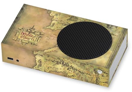 Head Case Designs Officially Licensed The Lord Of The Rings The Fellowship Of The Ring Map Of The Middle Earth Graphic Art Vinyl Sticker Gaming Skin Decal Cover Compatible With Xbox Series S Console