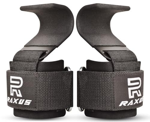 Ganci per sollevamento pesi Grip in neoprene imbottito spesso 8 mm - Assicurare la presa e raggiungere i tuoi obiettivi con i guanti da gancio da allenamento