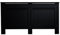 AIRWAVE Radiator Cover Diamond Cut Style Matt Black MDF Wood Radiator Heating Covers Cabinet Shelf Heating Covers for Living Room Hallway Office and Bedroom. (Large)