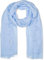 styleBREAKER Damen Schal Leicht & Transparent mit kurzen Fransen | Einfarbiges Halstuch für Frühling und Sommer | Weiches großes Schultertuch 188 x 100 cm, Farbe:Hellblau