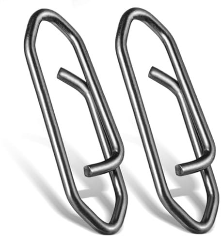Annyswit 150 Pcs/3 Sizes Power Fishing Clips Quick Change Sea Fishing Clips S & M & L Sea Fishing Tackle Snaps Stainless Steel Snaps for Fishing Swivels for Connecting Lures & Line & Weights