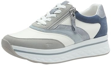 Tamaris Wide FIT Sneaker Materialmix Leder/Textil/Synthetik H-Weite