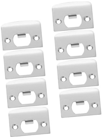 Homoyoyo Door Strike Plate Strike Plate Strike Plates with Internal Doors Door Latch Plate Door Latch Plate Door Strike Plate for Mortice Door Latch Adjustable Two Piece Door Strike