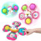 3 Stück Saugnapf Spielzeug Mädchen Spielzeug,Tisch-Saugnapf Spielzeug Spinner Baby,Badewannenspielzeug,Geschenke Mädchen 1 2 3 Jahr