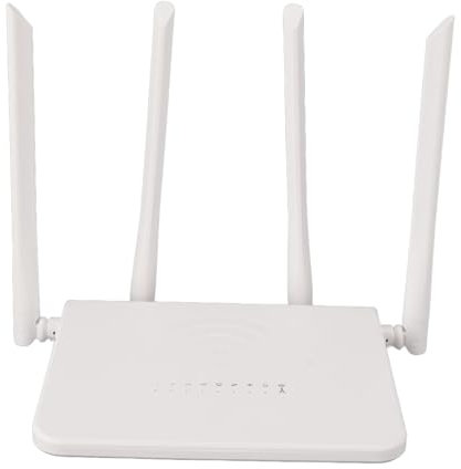 Gugxiom 300 Mbit/s 4G LTE Wireless Internet Router, 32 Benutzer Wireless Hotspot Router mit 4 Antennen SIM-Kartensteckplatz, 4G LTE Wireless Fidelity Router für Zuhause und Büro