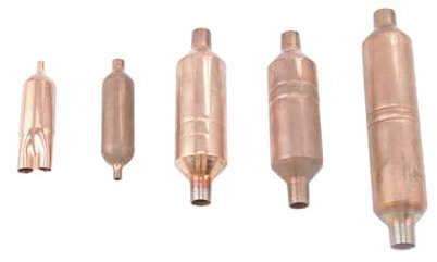 VNJUGF Filtro de cobre for aire acondicionado, compresor de secado, bomba de calor, espesamiento, filtro molecular, piezas de refrigeración, 5 tamaños, 1-5P wanglan(ALL)