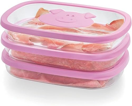 Snips Boite A Jambon, Boîte de Conservation, Boîtes Charcuterie 1,5 L Rectangular, Made in Italy