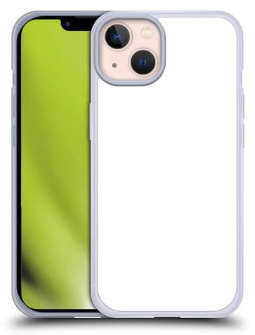 Head Case Designs Bianco Colori A Blocchi Custodia Cover in Morbido Gel Compatibile con Apple iPhone 13