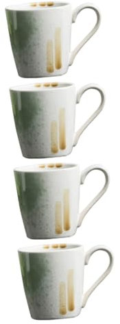 PRETYZOOM 4 Piezas Taza de ceramica tazas de capuchino taza decorativa casa de campo tazas de café taza japonesa vasos de te tazas de desayuno taza de agua taza de café con leche cerámica