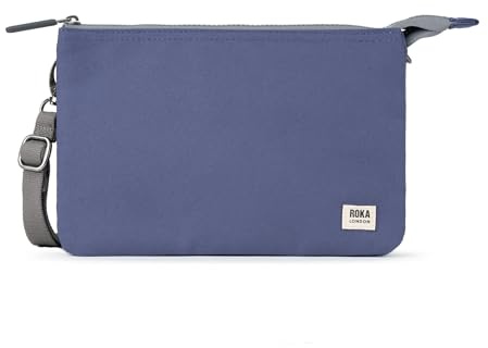 ROKA London Carnaby Crossbody XL Recylced Canvas (Future Dusk)