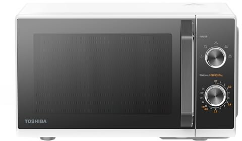 Toshiba MW3-MM20PF(WH) 20 Litre 26cm High, Freestanding Small Microwave - White