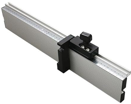 600/800mm Track Brackets Miter Track Stop Scale Set Woodworking T Slot Aluminum Table Saw Fence Workbench DIY Woodworking Tools(45cm Right Set)