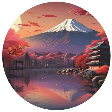 Kühlschrankmagnete mit japanischem Fuji-Landschaftsdruck, starke Kühlschrankmagnete, Dekoration, Kühlschrankmagnete, für Küche, Whiteboard, Büro, Schließfach