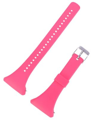Kisangel Uhrenarmband Ersatz für Ft4 Ft7 – Silikon Armband mit Schnellverschluss Weich Langlebig und Einfach zu Wechseln Kompatibel mit Polar Ft4 Ft7 Smartwatch (Pink)